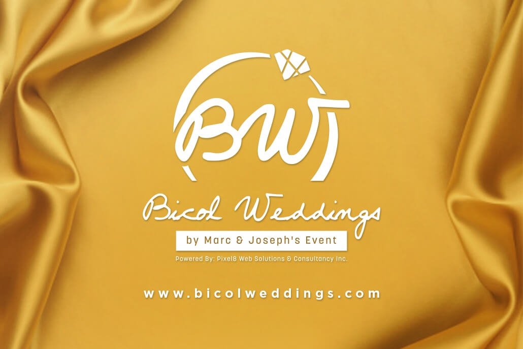 bicol weddings gold logo by marc and joseph